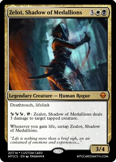 Zelot-Shadow-of-Medallions Arzien Magic: The Gathering 