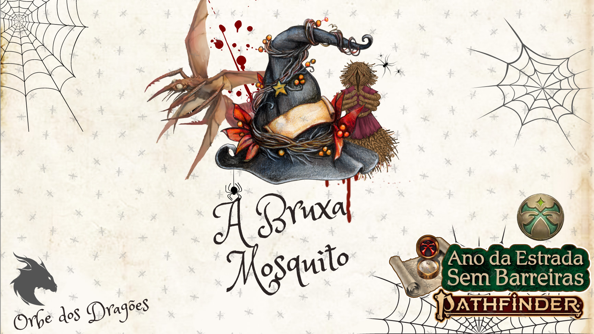 A-Bruxa-Mosquito-Capa Aventuras em Golarion Pathfinder 2ª Edição 